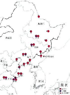 中國(guó)環(huán)保部門部分監(jiān)測(cè)站分布圖。圖/中國(guó)環(huán)保部網(wǎng)站