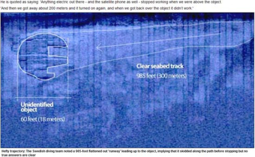 波羅的海海底被發(fā)現(xiàn)的“UFO狀物體”（網(wǎng)頁(yè)截圖）